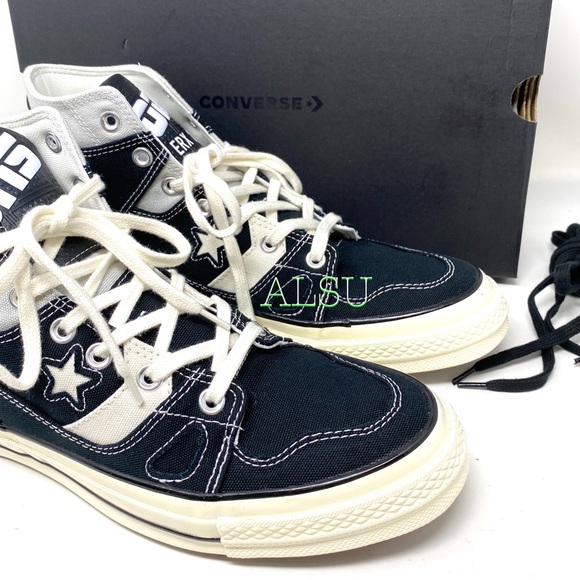 Converse Chuck 70 High Black White Women Sneakers - Picture 8 of 12